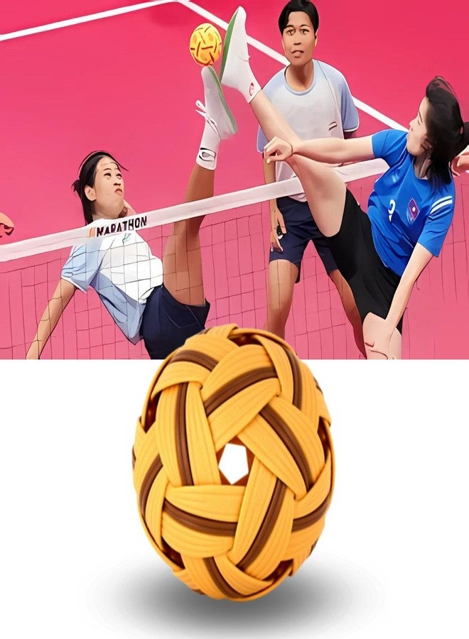 VAYINATO Sepak Takraw Ball, Kick Volleyball - Mens Competion Ball - Imported from Thailand | Growing Sports in India - Image 1